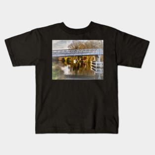 Through Whitchurch Toll Bridge Kids T-Shirt